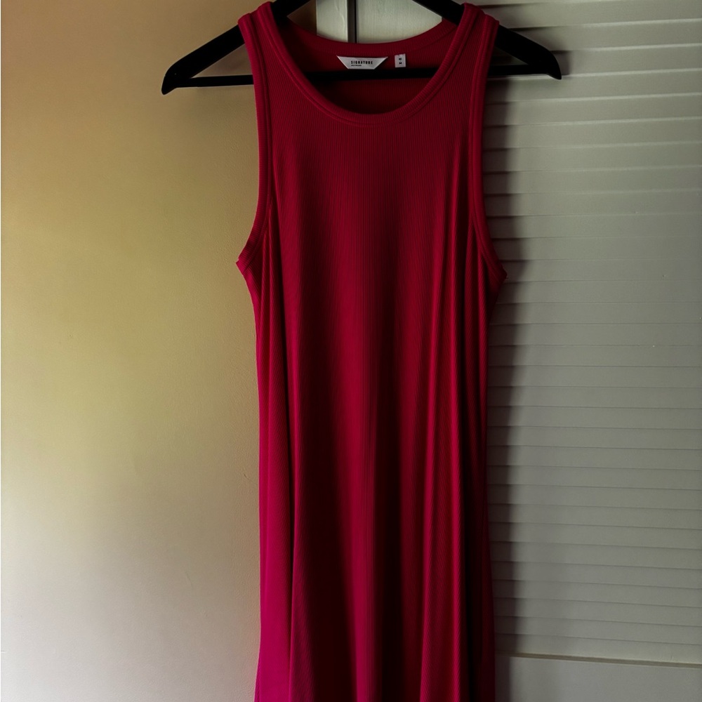 Fuschia Sleeveless Dress